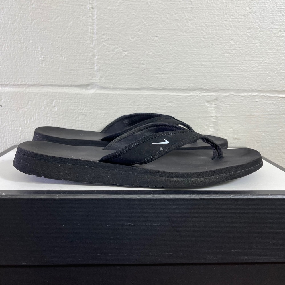 Nike Celso Black Thong Sandals Flip Flops Slip On Women's Size 8 US/39 EU